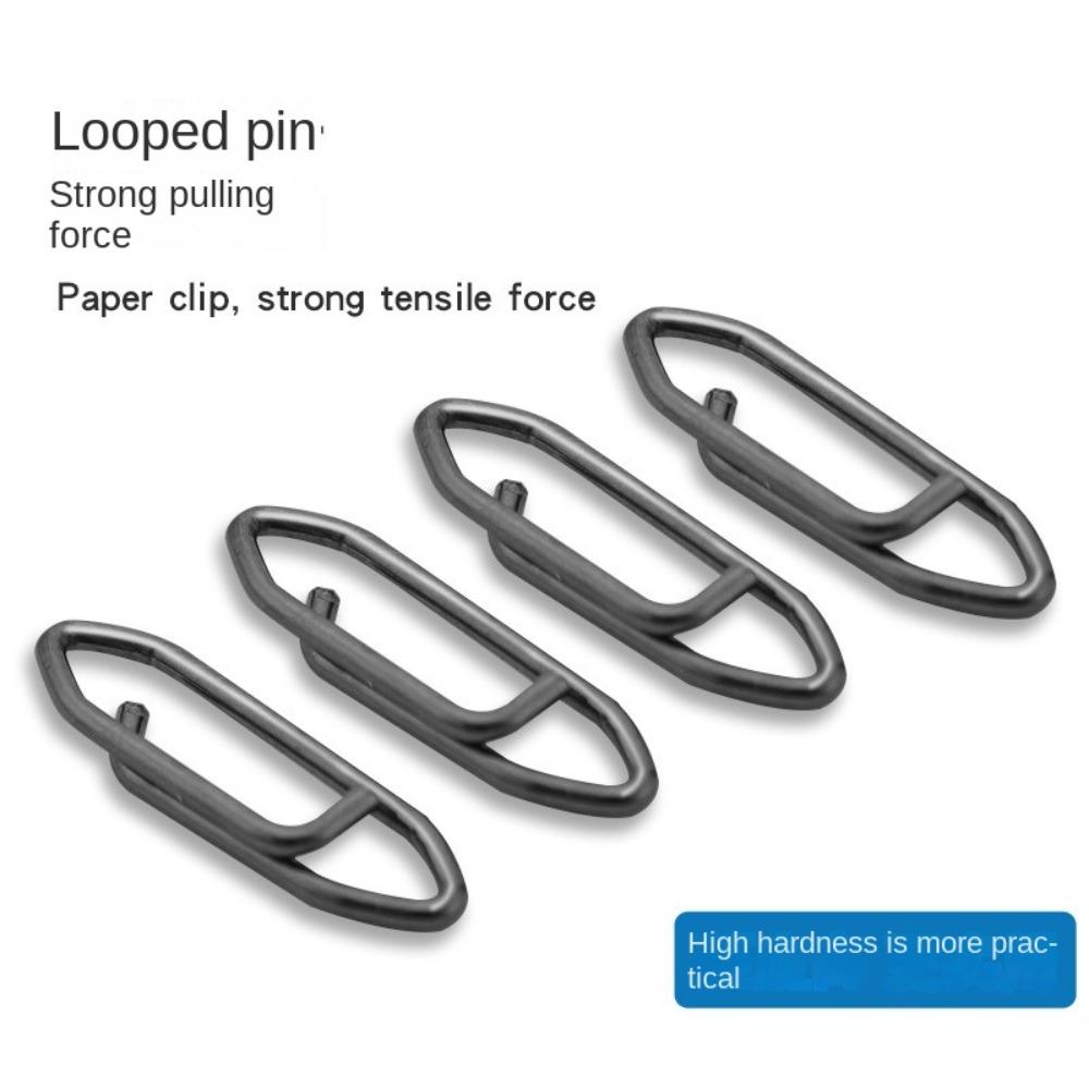 100 шт. рыболовная снасть из нержавеющей стали с подвесной защелкой, овальные разъемные кольца для ловли карпа