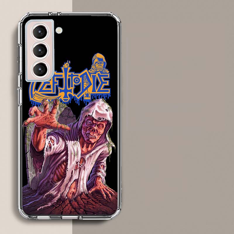 Metal Band D-Death Phone Case For Samsung A16 A26 A36 A56 A17 A15 A25 A35 A55 A14 A24 A34 A54 A04S A05S Galaxy Note 20 10 9 8 A9