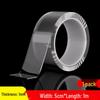 High Viscosity Double-Sided Transparent Tape - Traceless, Strong, Waterproof, Heat-Resistant for Car and Wall Use