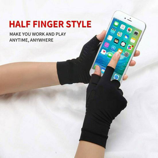 1 пара компрессионных перчаток для поддержки пальцев, облегчения боли в суставах, лечения артрита