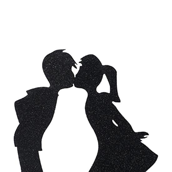 3 Set Cake Topper Love Heart DIY Exquisite Workmanship Sweet Lovers Cupcake Topper