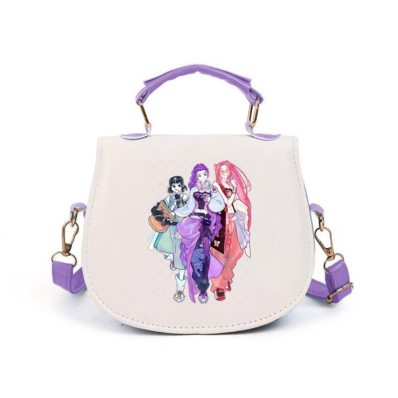 Girls Kpop Hunters Derpy Rumi Zoey Mira Printed Student Kids Casual Shoulder Crossbody Bags
