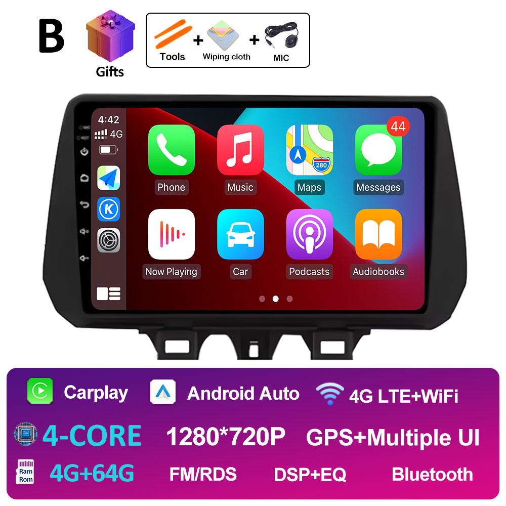 GPS-навигация Автомобильное видео для Hyundai TUCSON 2019 2020 2021 Радиоплеер Авторадио Bluetooth Вентилятор охлаждения QLED IPS Экран Нет 2 din