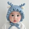 Windproof Baby Woolen Hat Warm Ear Protection Cap Fashionable Baby Hat  Winter