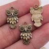 Owl Charms Pendant Female Jewellery Ethnic Materials