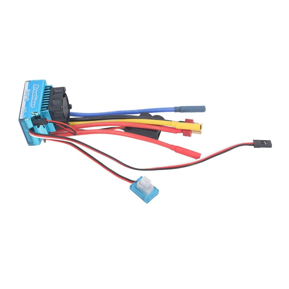 80A Brushless ESC Waterproof RC Brushless ESC Durable Electronic Speed Controller For RC Car
