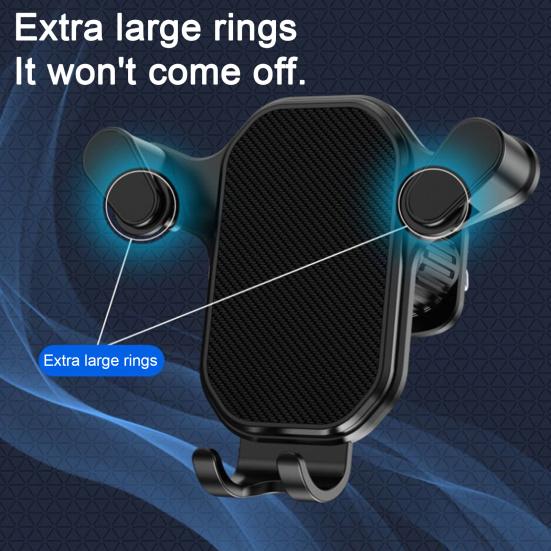 Автомобильное крепление для телефона на вентиляционном отверстии, сверхстабильное, простое в установке, надежное удержание, прочный, антикоррозийный, износостойкий автомобильный держатель для телефона