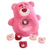 Big Bag Strawberry Bear Koala Snack Throw Pillow Mother Pocket Small Doll Plush Toy Cloth Doll Children'S Doll