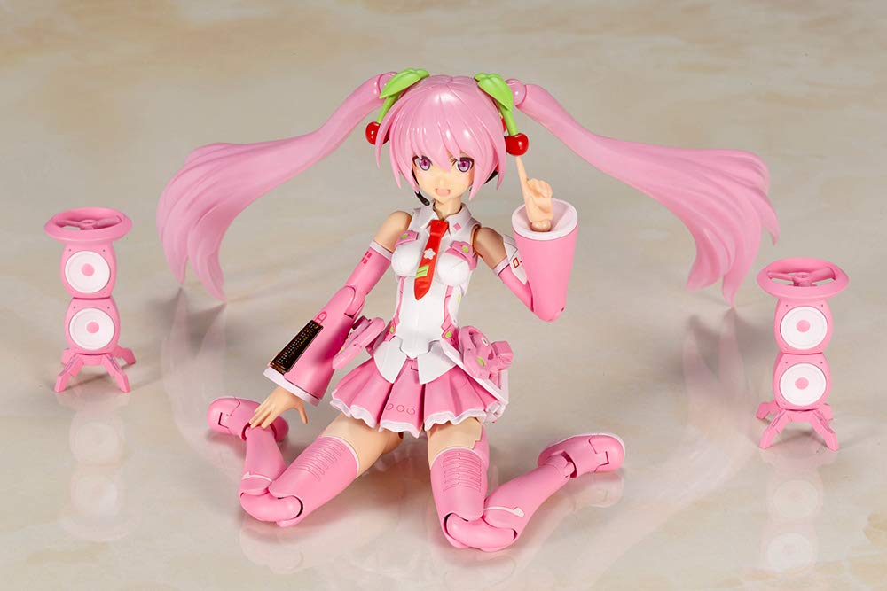 Frame Arms Girl Frame Music Girl Сакура Мику, высота около 150 мм, пластиковая модель-конструктор, не в масштабе.