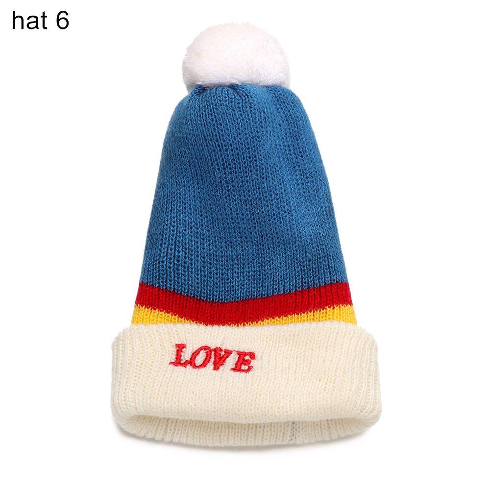 Animal Pattern Cotton Stuffed Dolls Knited Hat Mini Overalls Plush Suspender Pants Doll Clothes