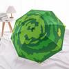 1pc Watermelon Slice Automatic Open/Close Umbrella with Windproof, Functional Design, 8-Rib Sturdy Canopy