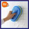 New Sponge Wiper With Handle Sponge Cleaning Brush Thickened Kitchen Dishwashing Brush Magic Sponge Bathroom Cleaning Brush