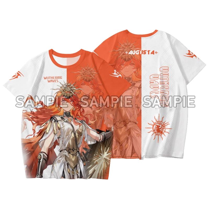 Popular Game Wuthering Waves Cartethyia Cosplay T-shirts 3D Buling Print Kids Anime Top Summer Men Women Short Sleeve O-Neck Tee