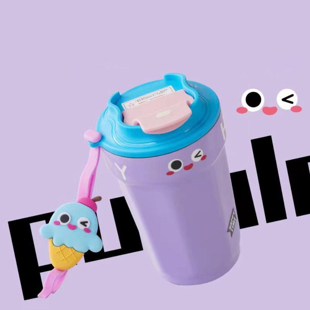 Stainless Steel Thermal Flask 450ml Coffee Mug Drinkware Insulation Cup  Travel