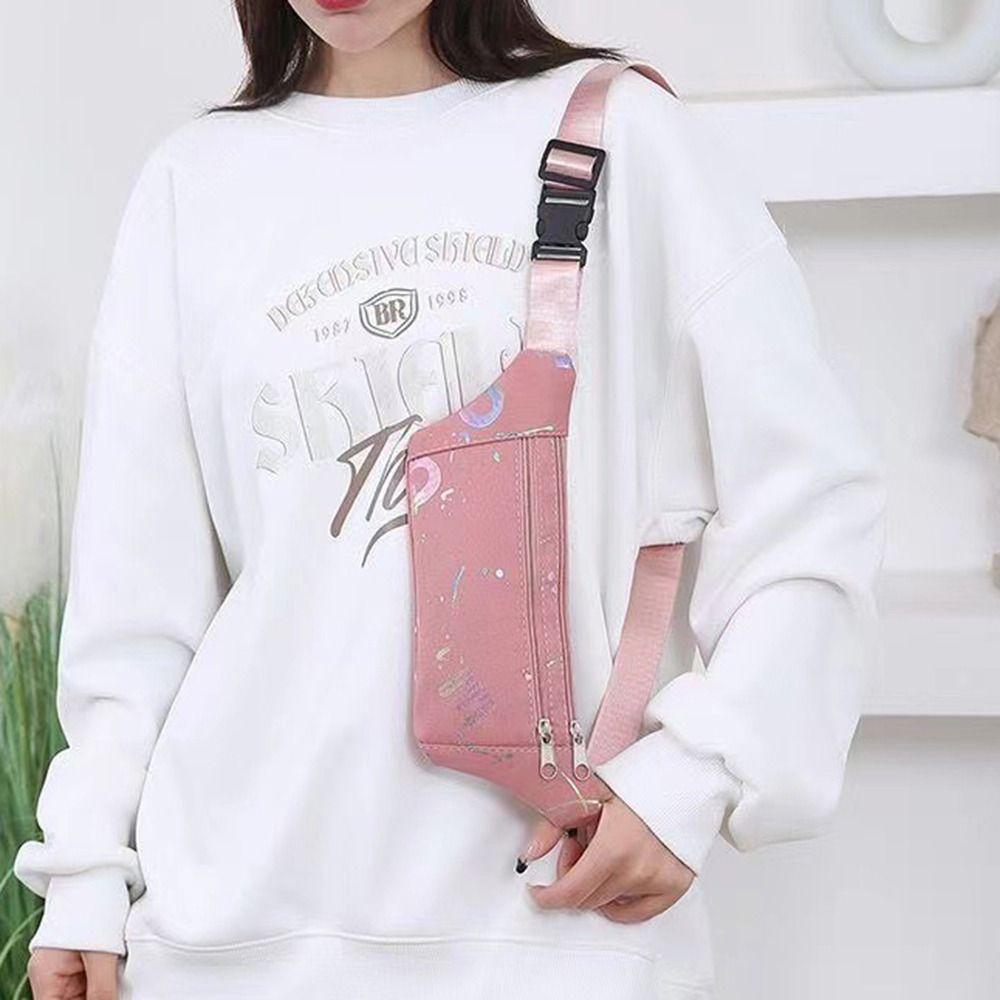 Nylon Waist Bag Wear-resistant Fanny Pack Fashion Sport Backpack  Women
