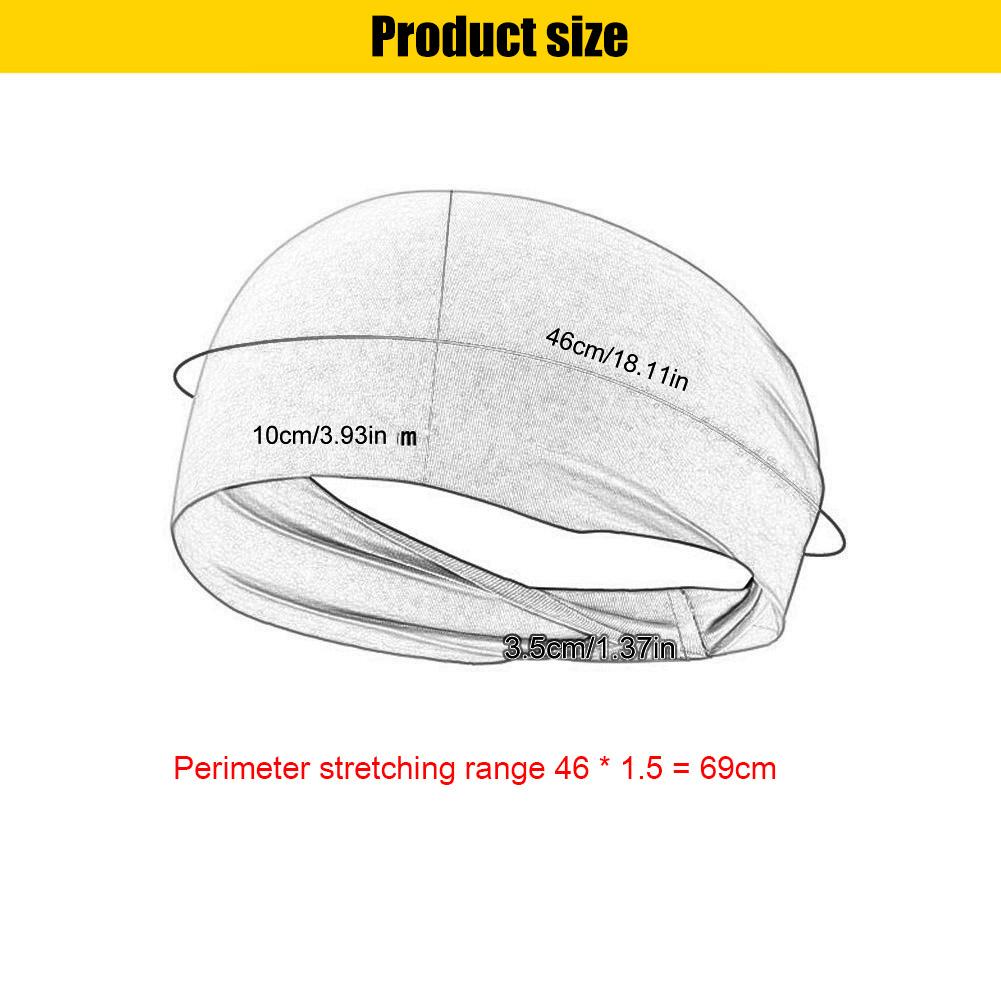 1 шт., спортивная повязка на голову для бега, фитнеса, спортивная повязка, быстросохнущая эластичная впитывающая повязка для мужчин и женщин, велосипедная пробежка, теннис, йога, тренажерный зал, повязка для волос
