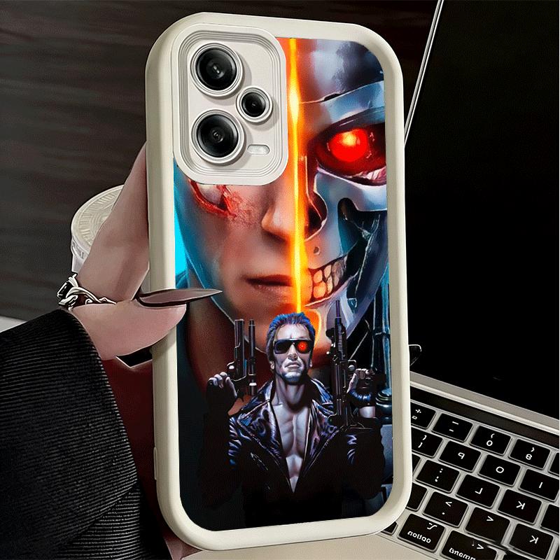 Phone Case for Xiaomi Redmi Note 15 14 13 Pro Plus Terminator Arnold Schwarzenegger Shell 12S 11 11S 11T 5G 14S Soft Silicone Fu