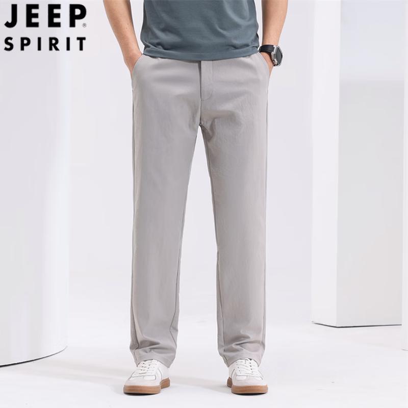 Мужские повседневные брюки JEEP SPIRIT 2026 Весна/Лето, свободные, прямые