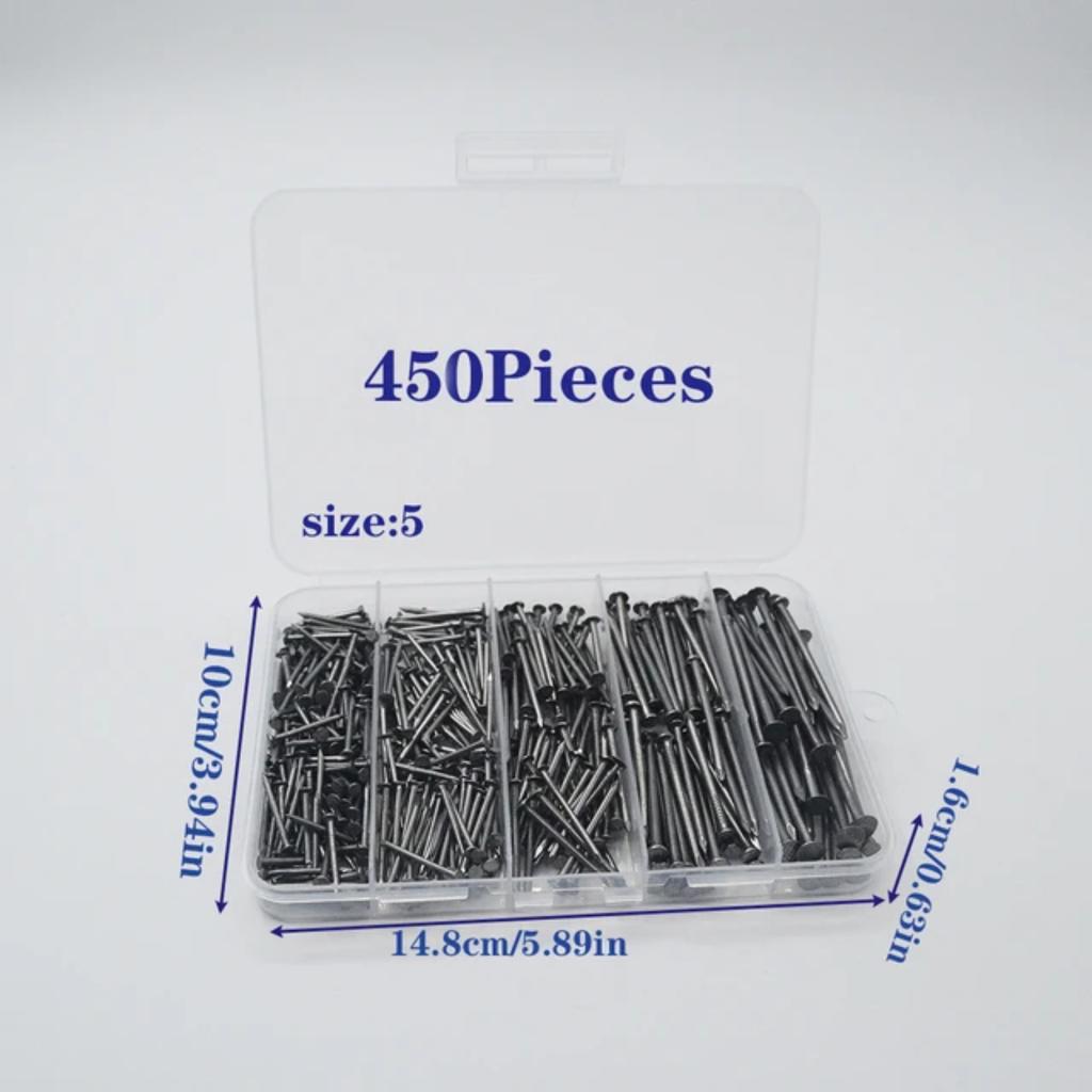 220/230/450 шт. Бытовые железные гвозди, гвозди для стеновых панелей, гвозди для деревообработки, железные металлические гвозди