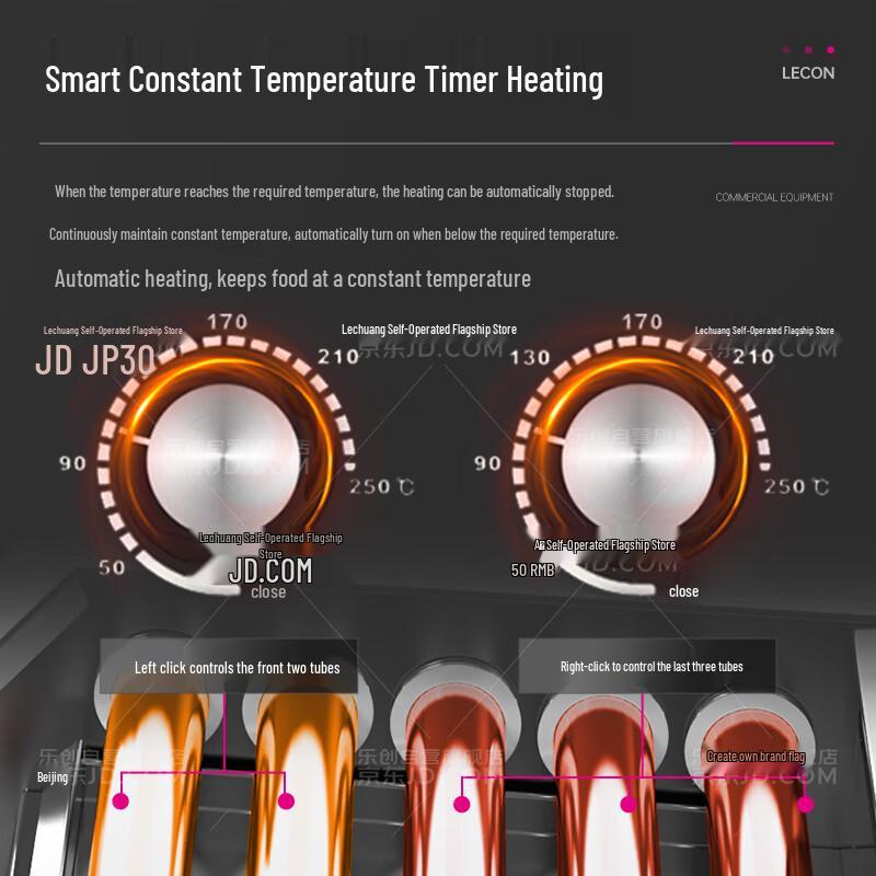 Lecon Commercial Hot Dog & Sausage Roller Grill