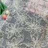 Кружевная ткань с 3D-вышивкой пайетками и цветами для свадебных платьев и вечерних нарядов