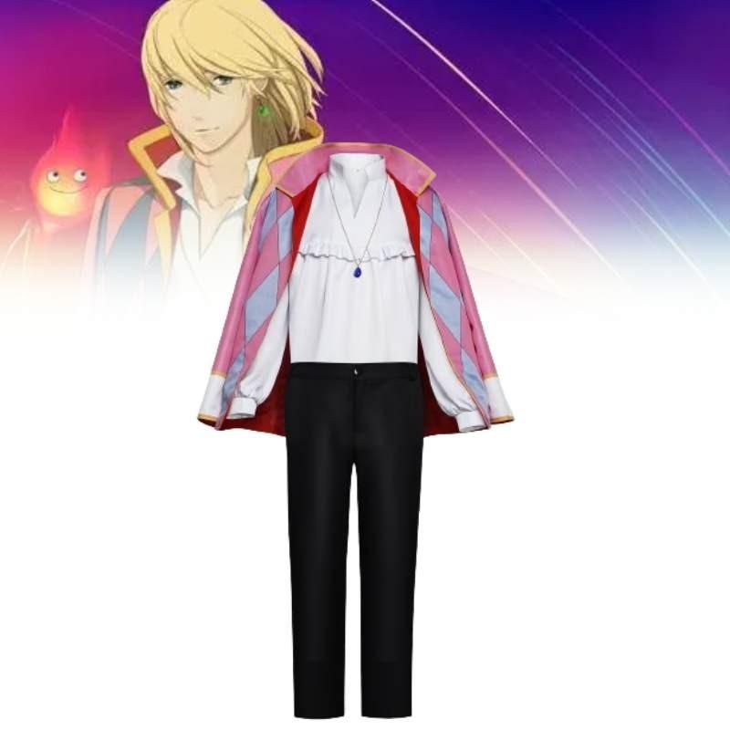 Authentic Howl's Moving Castle Cosplay Costume Soft Anime Character Outfit For Halloween