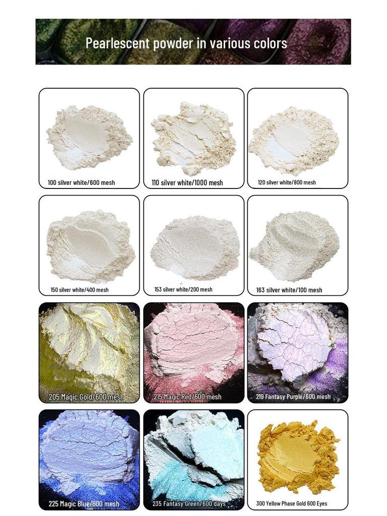 Slime Magic Pearlescent Gold Mica Glitter Powder for Paint & Plastic