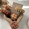 Wool Felt French Bread Hair Clip Pretzel Pineapple Bun Brooch Funny Raisin Toast Pin  Students
