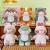 Dog Rabbit Animal Frog Cat Bear Dog Plush Toy Cartoon Stuffed Doll Decoration