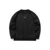 Li Ning Wade Series Loose Knit Sports Pullover Sweatshirt Men Sweatshirt Black AWDR069-1