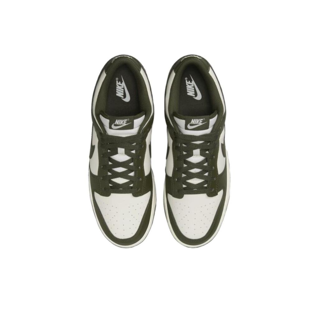 Nike Dunk Low Cargo Khaki Unisex Sneakers Green Pale-Ivory HF5441-102