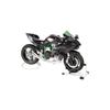 Спрей 1/6 Масштаб Модель Мотоцикла Kawasaki H2R H2 Металлическая Игрушка Мотоцикл С Имитацией Звука и Света Сплав Декоративный Подарок для Мальчика Мужчины