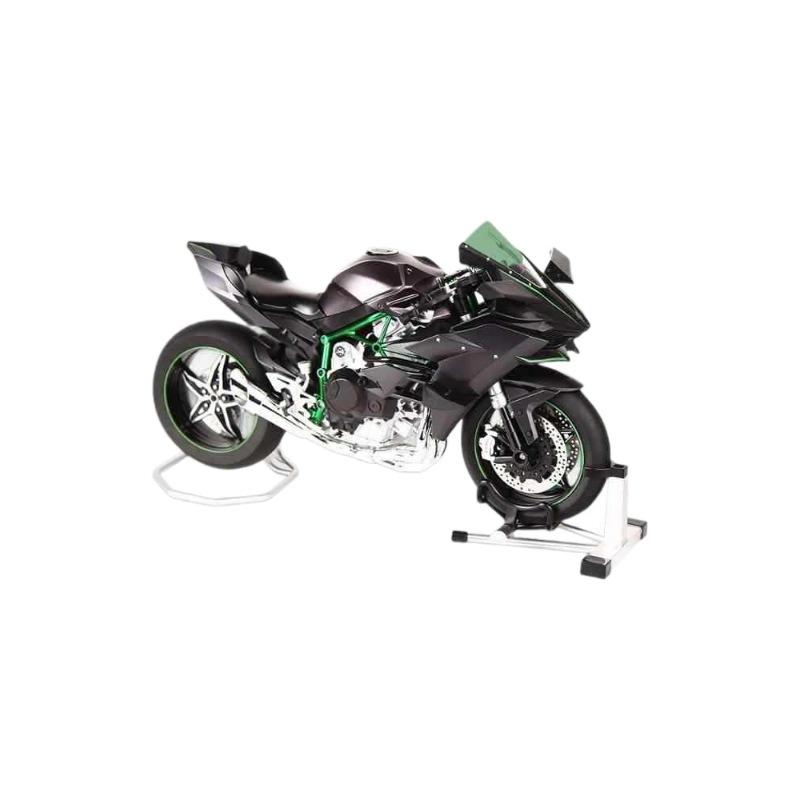 Спрей 1/6 Масштаб Модель Мотоцикла Kawasaki H2R H2 Металлическая Игрушка Мотоцикл С Имитацией Звука и Света Сплав Декоративный Подарок для Мальчика Мужчины