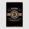 Bitcoin Unconfiscatable Metal Plaque Poster Custom Club Home Painting Décor Garage Club Tin Sign Posters