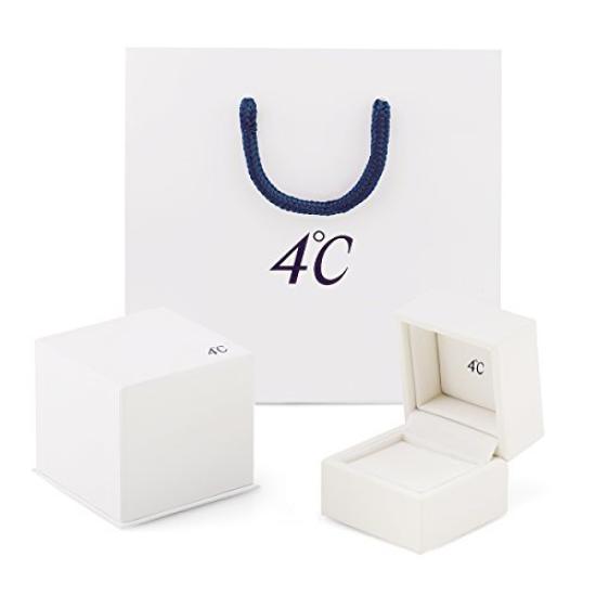 K10 Yellow Gold Necklace Single Diamond Motif 111736123011 [Official] 4℃ (Yondo Sea) Approx. 0.05ct