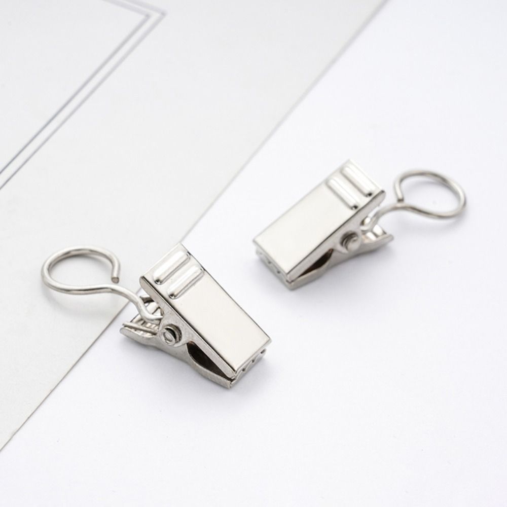 100 шт. Зажим-крокодил из нержавеющей стали для штор, открывающийся/закрывающийся, зажим для штор, карнизы