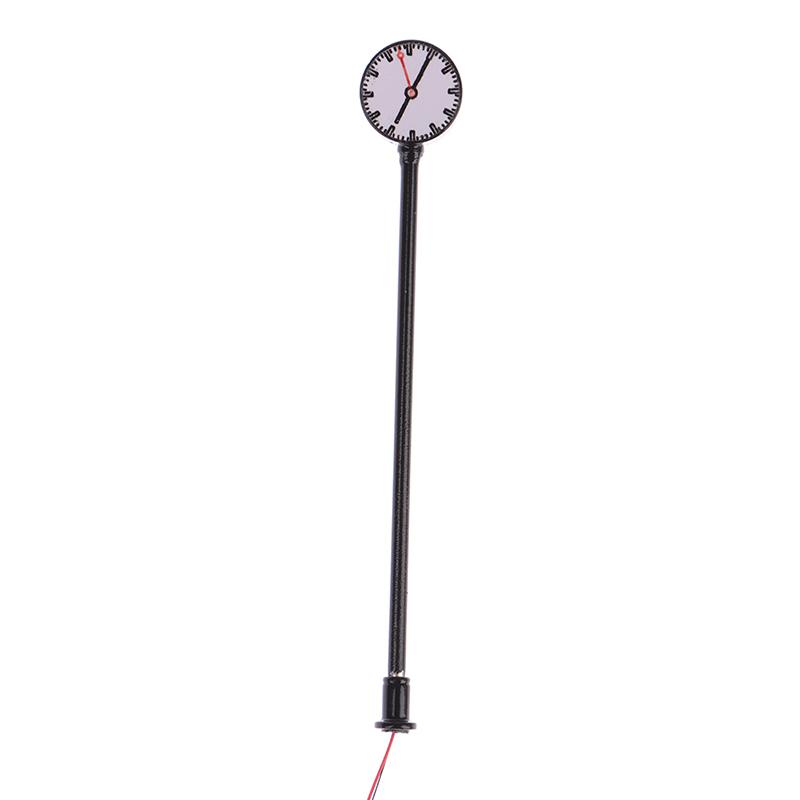 Миниатюрная светодиодная модель железной дороги Ho N Scale Lights Lit Platform Clock Lamp