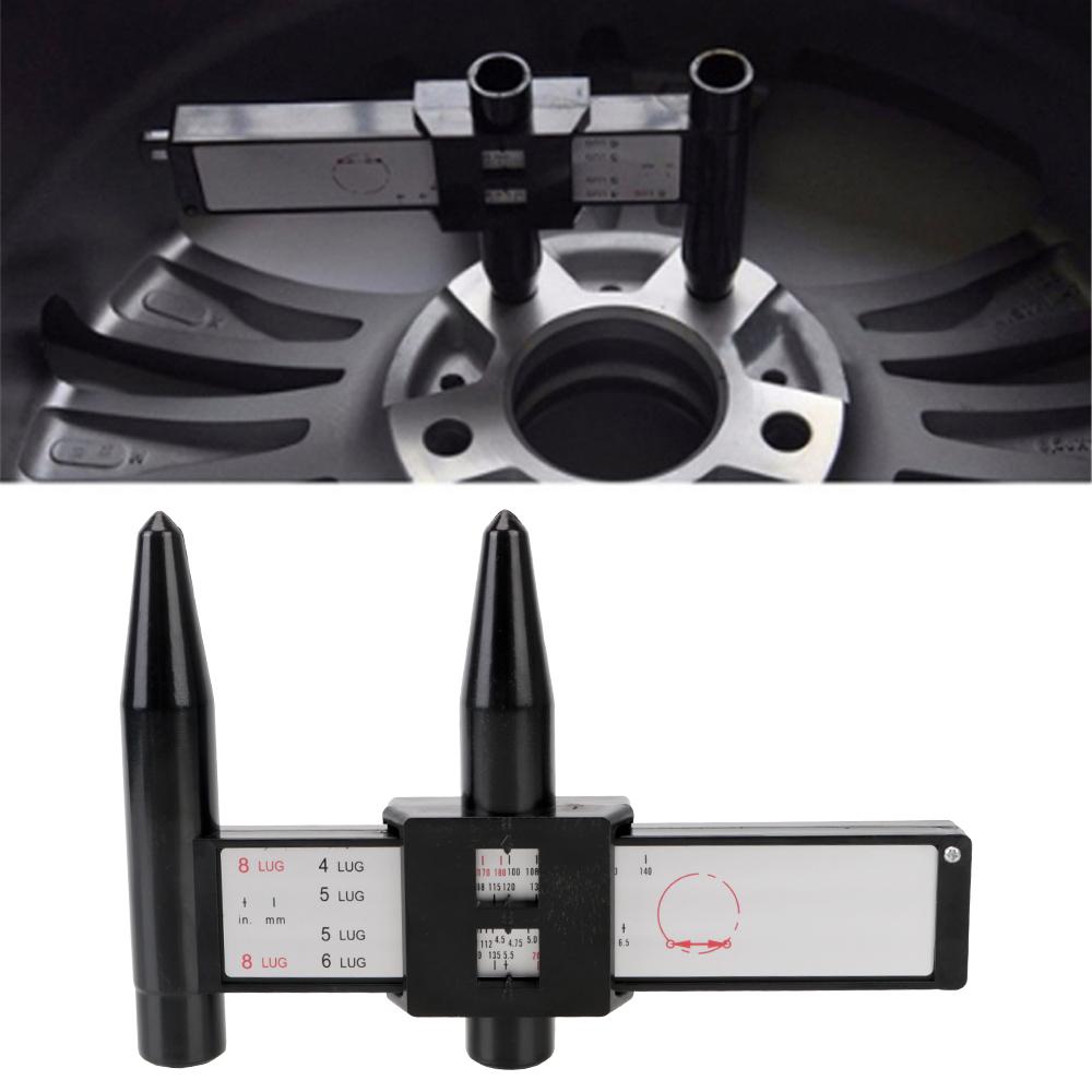 Caliper For Wheel Hub Bolt Gauge Meters Measuring 8 Plugs Holes Spacing Measurement Vehicle Repair Tool Retrofit Car AccessoriesGood product