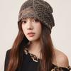 Stacking Hat Women's Thin Breathable Spring/Summer Big Head Hollow Head Hat Baotou Hat Cold Hat Hoodie