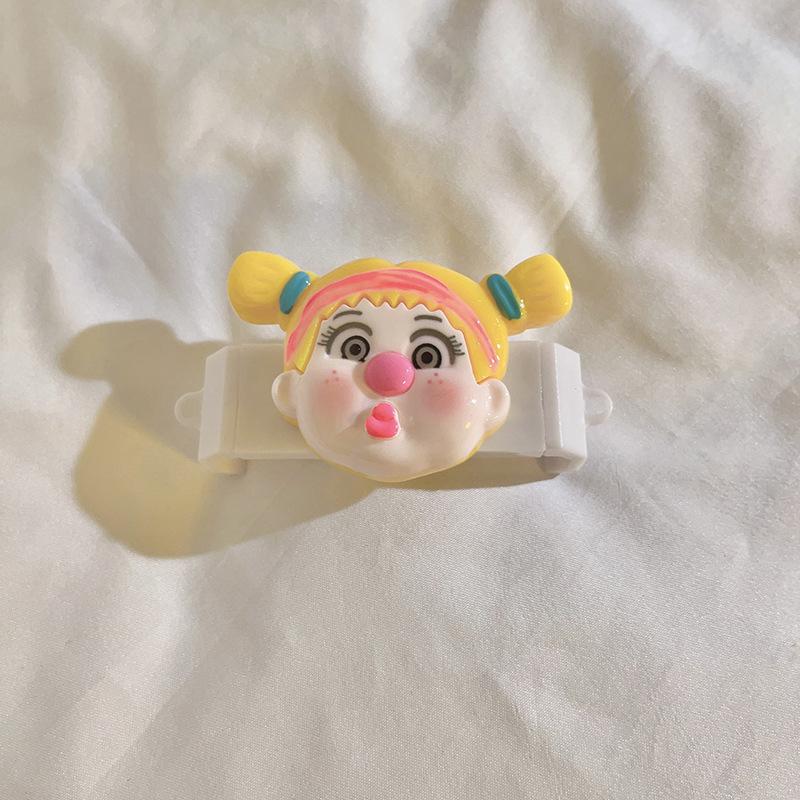 Kawaii Универсальный ремешок с зажимом для телефона, милый мультяшный длинный ремешок через плечо для женщин и девочек, нескользящий ремешок для телефона