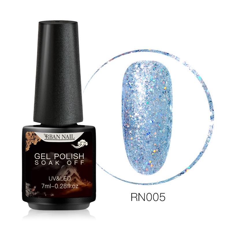 Mtssii Цветной УФ-светодиодный гель-лак серии Rainbow, 7 мл, долговечная краска для ногтей, гели для дизайна ногтей