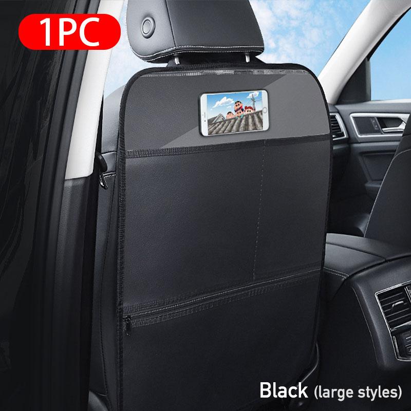 SEAMETAL Защитник спинки сиденья из ПУ кожи Универсальный интерьер Авто Защитные накладки от ударов по спинкам сидений Автомобильные коврики против ударов ногами от детей Аксессуары