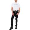 VERSACE T-Shirts Men's White Crew Neck Moderate Straight Fit A88560-A235263-A1001
