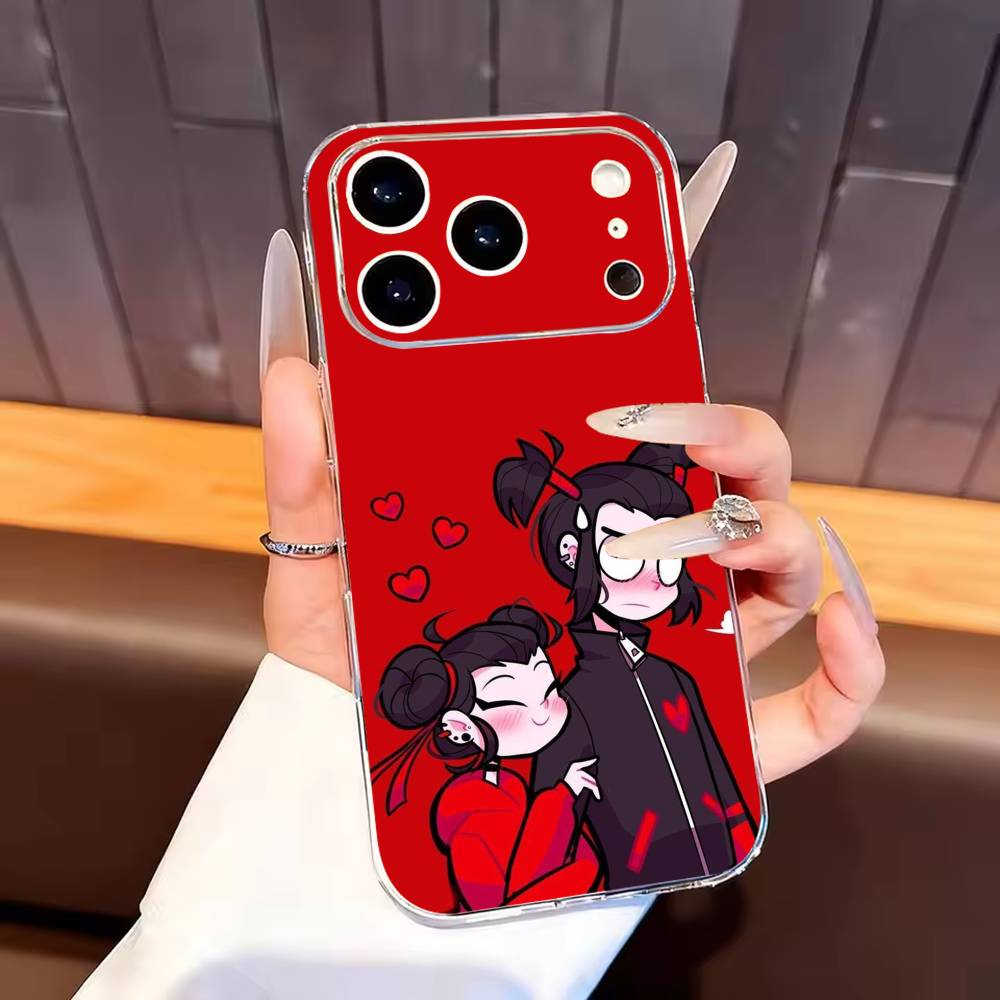 Pucca Cute Love Phone Case For iPhone17,16,15,14,13,12,11 Plus,Pro Max Soft Transparent Cover