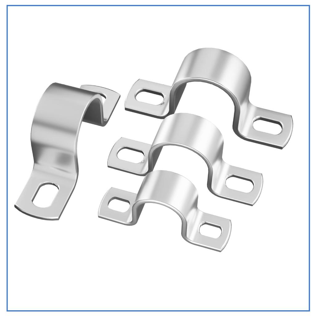 Набор из 10 штук U-образных хомутов для труб из утолщенной нержавеющей стали 304