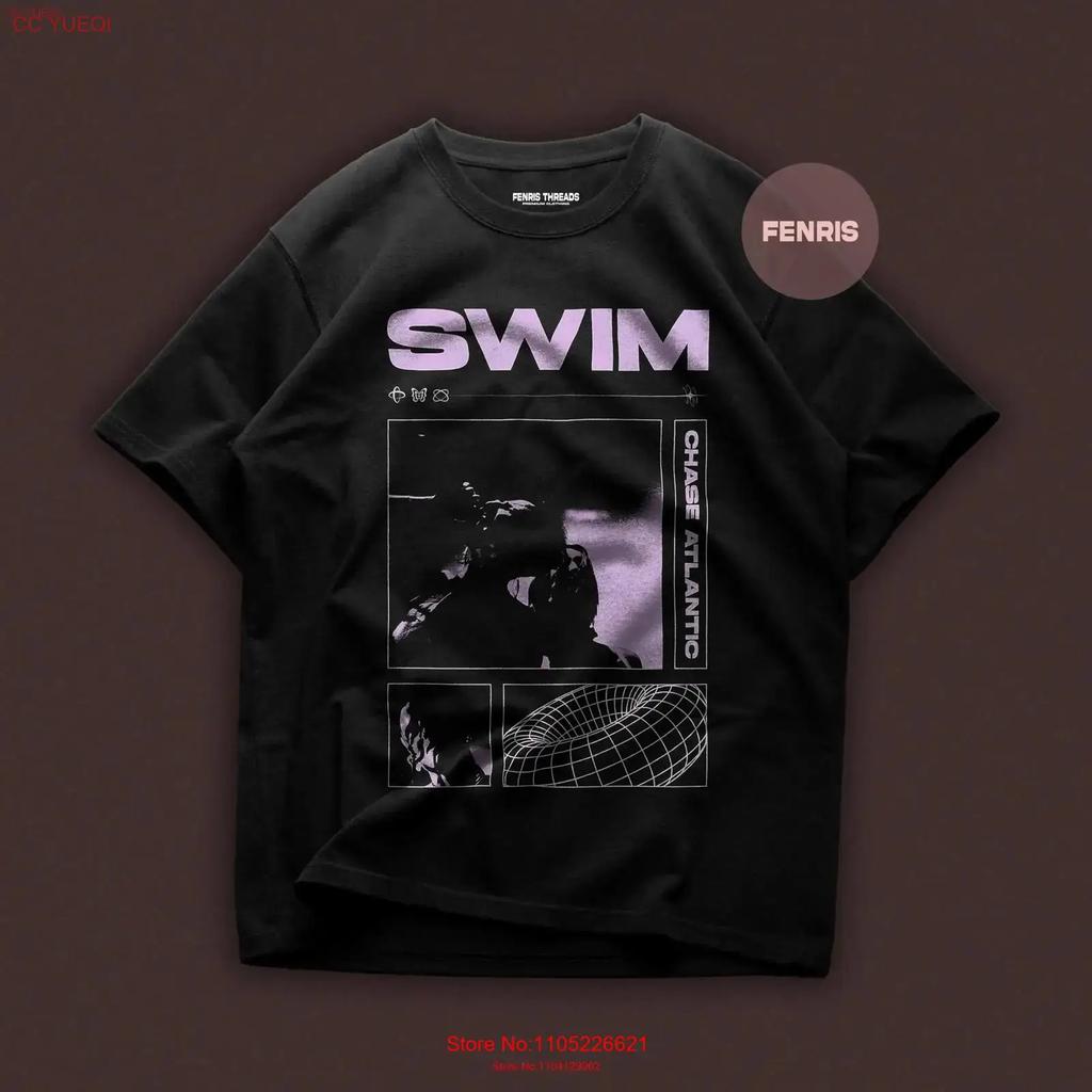 Premium Chase Atlantic T Shirt Nostalgia Album Swim Single New Heavy Cotton Vintage Homme Casual Graphic Stretched