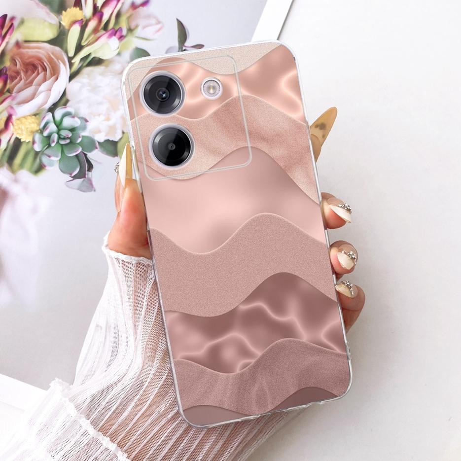 For Xiaomi Poco M7 Pro 5G Case Luxury Butterfly Tree Painted Cover Soft Silicone Phone Csae For Xiaomi Poco M7 Pro M7Pro 5G Bags