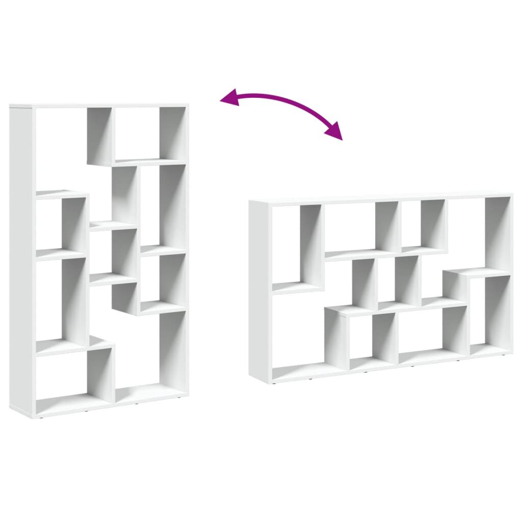 Kreatives Bücherregal Mit Unregelmäßiger Form, Standregal Für Dekorationsartikel, Aufbewahrungsregal Für Zeitschriften Und Bücher, 72x20x120 Cm