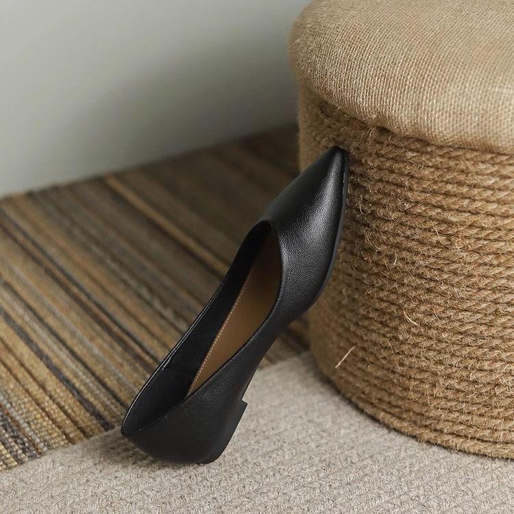Модные женские туфли на плоской подошве Мокасины Офисная женская обувь Острый носок Балетки Социальные новинки Дешево Распродажа Non A