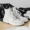 2024 новые маленькие белые мужские кеды с высоким верхом, на толстой подошве, увеличивающие рост, универсальная спортивная и повседневная обувь 66656-K